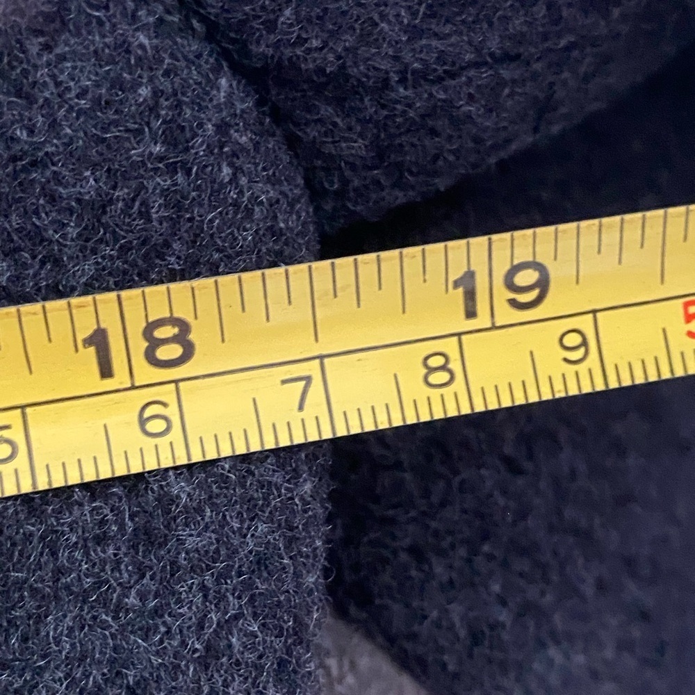 Searle Charcoal Pea Coat with Fur Collar - Picture 8 of 8